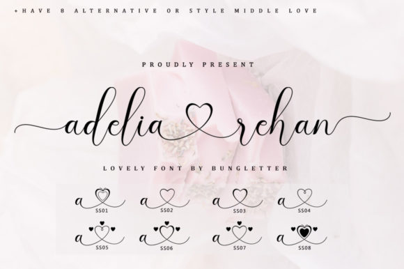 Adelia Rehan: Elevating Design with Luxurious Script Typography