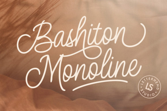 Bashiton Monoline: Vintage Charm for Modern Design