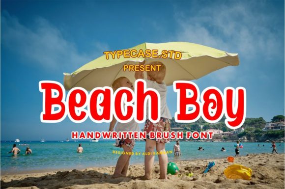 Beach Boy Font: Modern Handwritten Elegance for Design