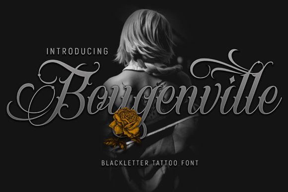 Bougenville: A Contemporary Blackletter Font for Bold Branding