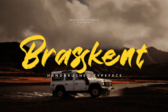 Brasskent: The Bold Brush Font for Modern Design