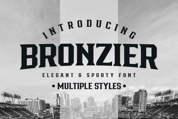 Bronzier: A Bold Serif for Modern Design