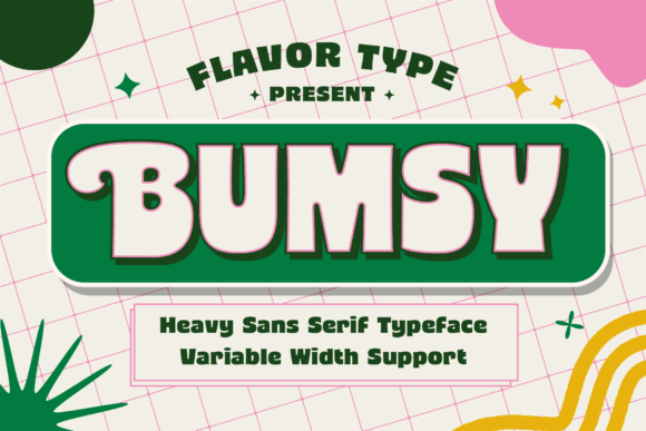 Bumsy: The Bold Display Font for Modern Design