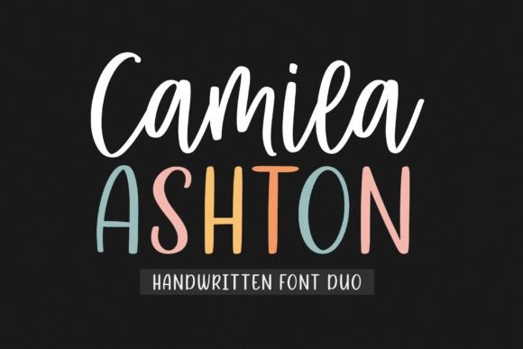 Camila Ashton: A Font Duo for Modern Design