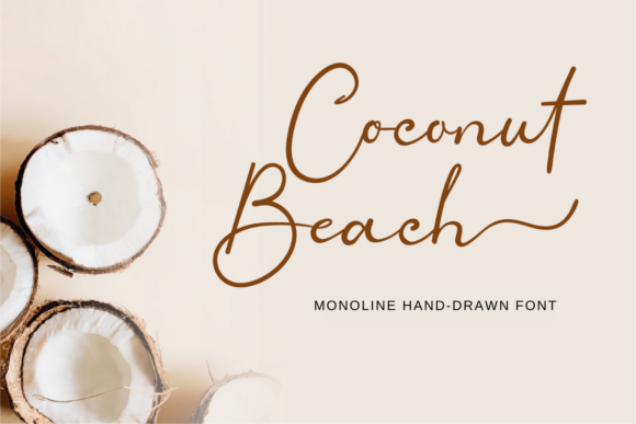 Coconut Beach: Elevating Designs with Elegant Typography