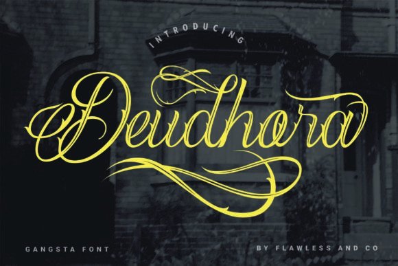 Deudhora: Elevate Your Designs with Elegant Script Typography