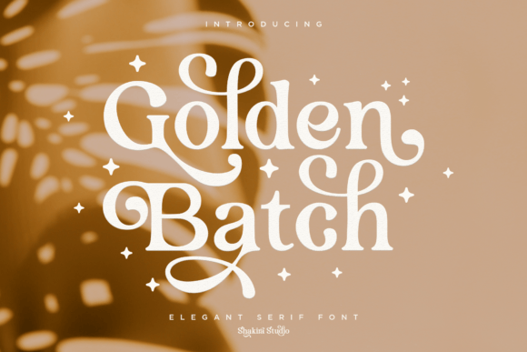 Golden Batch: An Elegant Serif Font for Timeless Design