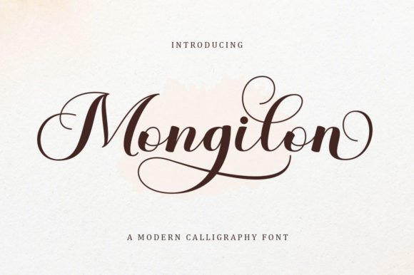 Mongilon: The Handwritten Font for Modern Design