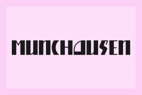Munchausen: A Retro Sans Serif for Modern Design