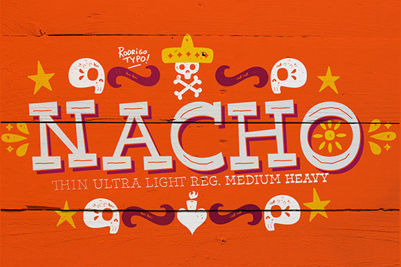 Nacho: A Vibrant Slab Serif for Dynamic Design