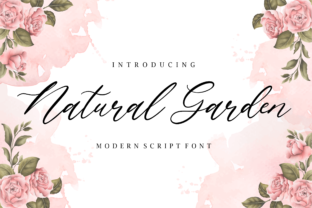 Natural Garden: A Hand-Lettered Font for Authentic Design