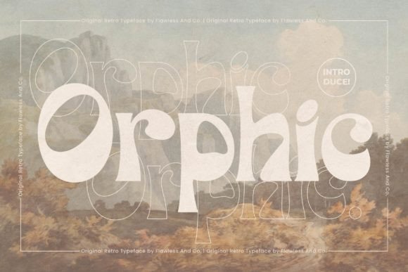 Orphic: A Bold Display Font for Creative Projects