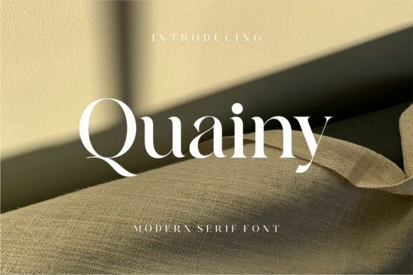 Quainy Serif Font: A Modern Design Essential