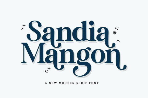 Sandia Mangon: A Modern Serif for Elevated Branding