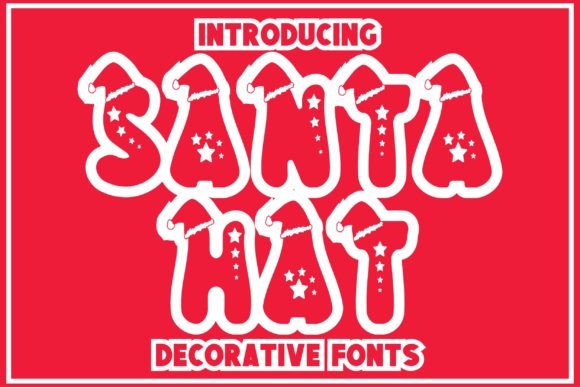 Santa Hat: A Festive Font for Creative Holiday Designs