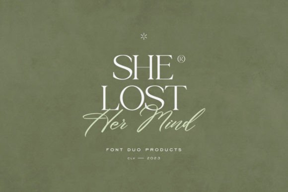 She Lost Her Mind Font Duo: Elevating Design with Contrast