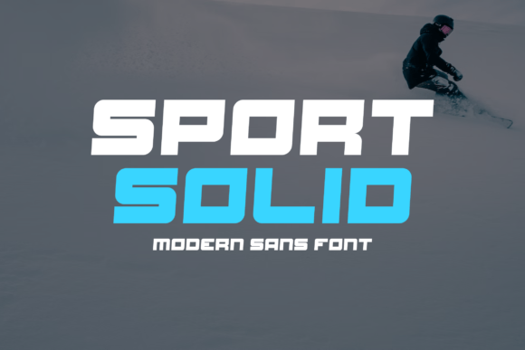 Sport Solid: The Display Font for Dynamic Visual Impact