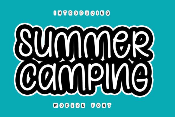 Summer Camping: A Fresh Font for Dynamic Designs