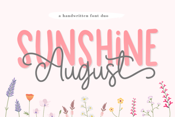 Sunshine August: A Duo Font for Modern Branding