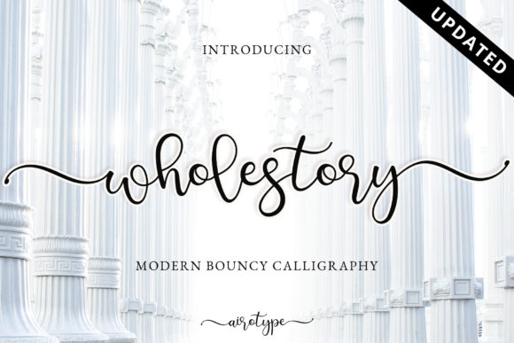 Wholestory: The Elegant Handwritten Font for Modern Design